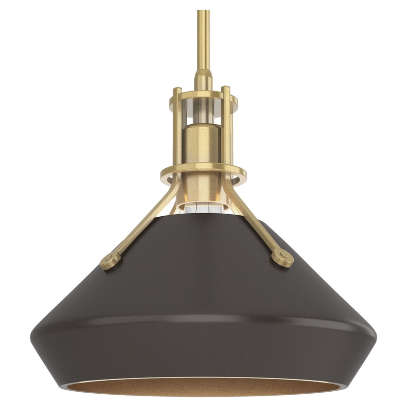 Henry Pendant with Chamfer Modern Brass Oil Rubbed Bronze