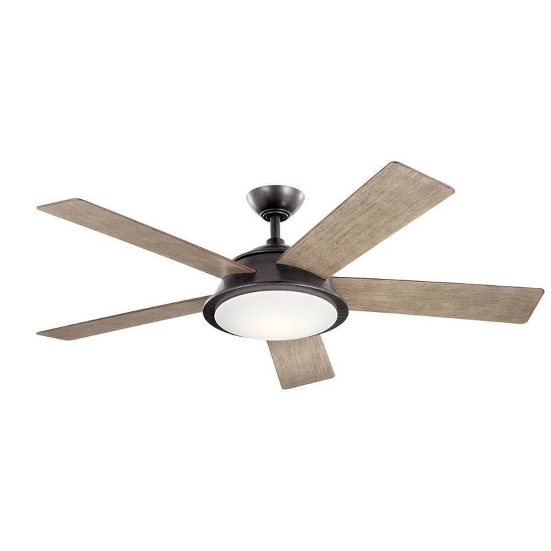 Kichler 310100AVI 56″ Ceiling Fan, Anvil Iron