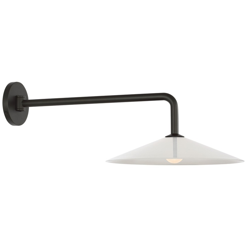 LED Wall Sconce from the Ponce Collection in Modern Iron Finish by Visual Comfort Signature