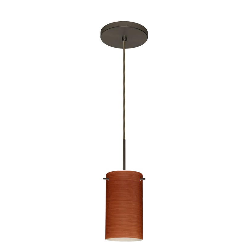 Besa 1BT-4404CH-BR Stilo One Light Pendant Bronze