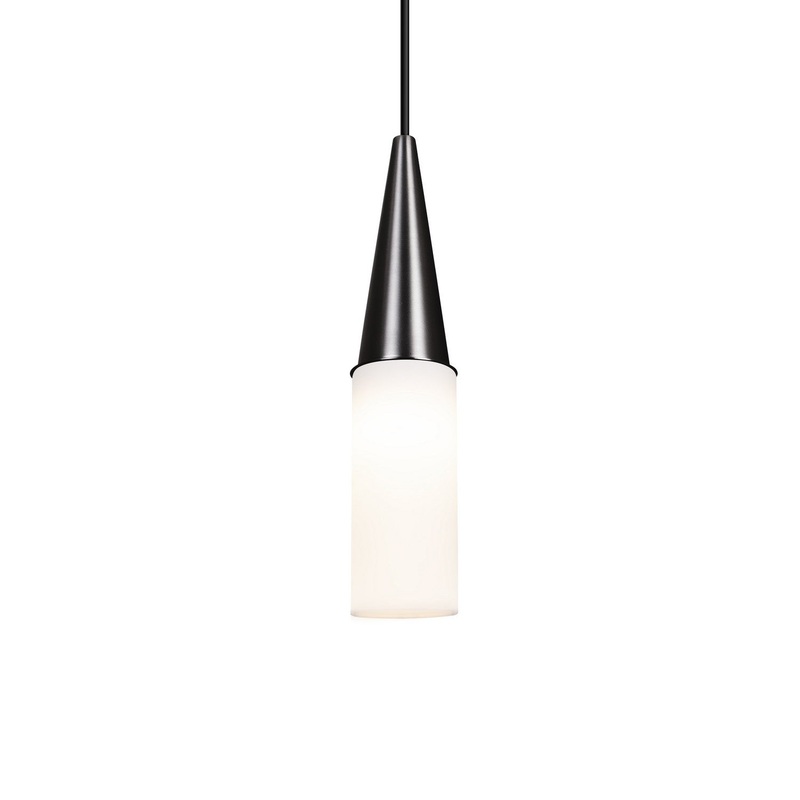 Besa 1JC-METRO12-LED-BK Besa Metro 12 Pendant One Light Pendant Black