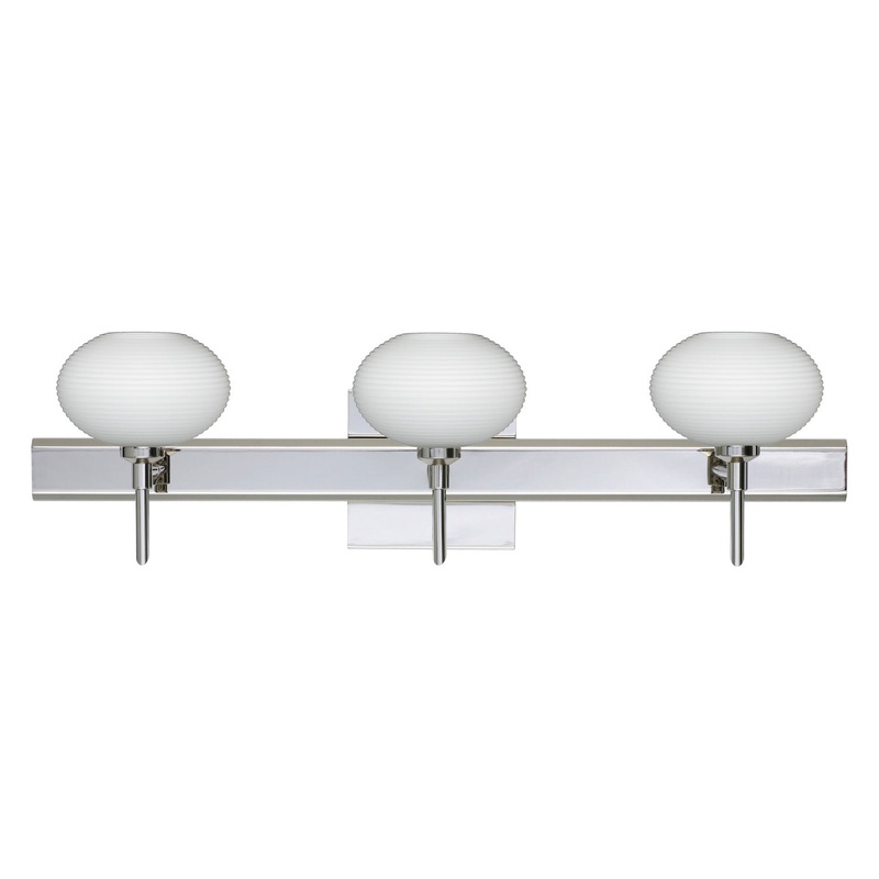 Besa 3SW-561207-CR-SQ Lasso Three Light Wall Sconce Chrome (Discontinued)