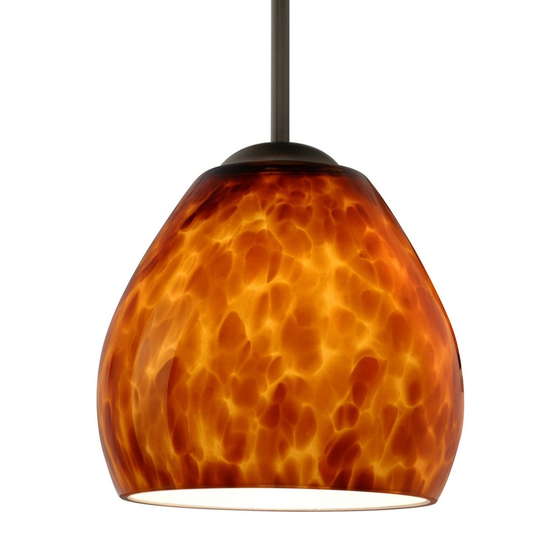 Besa B-412218-MED-BR Besa Bolla Pendant One Light Pendant Bronze