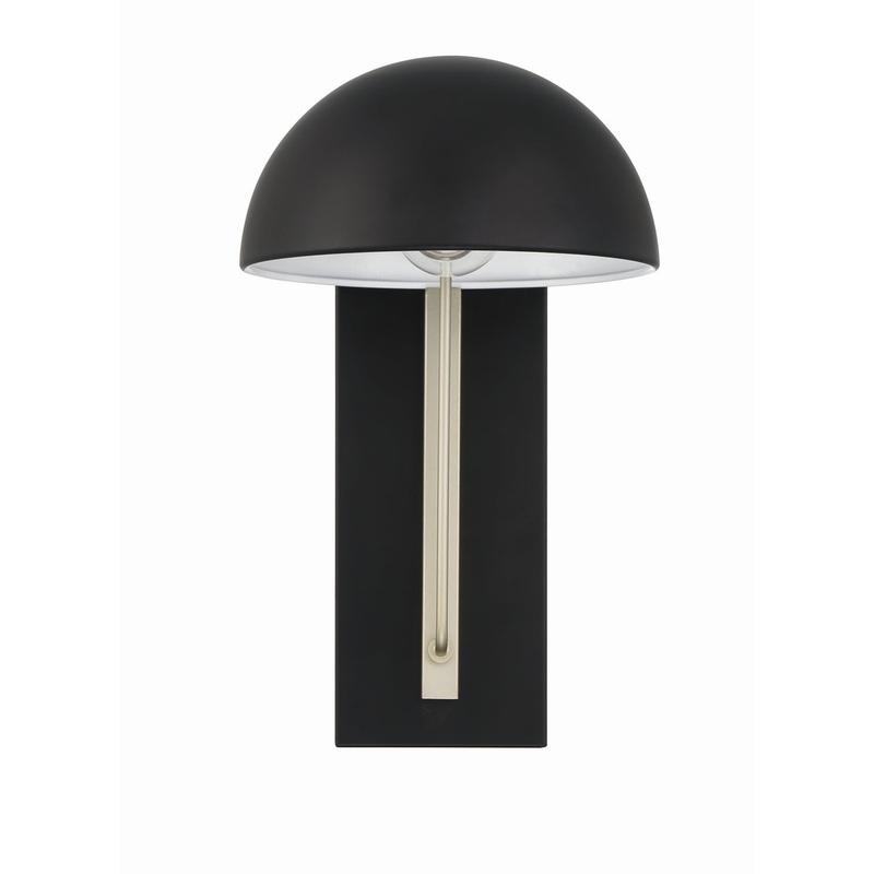 Craftmade ZA4904-MNSA Kahn One Light Outdoor Wall Mount Midnight/Satin Aluminum