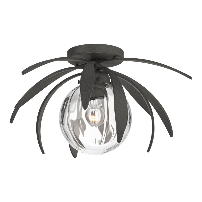 Dahlia Semi-Flush Natural Iron Water Glass (LL)