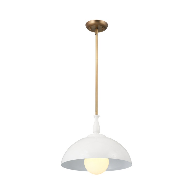 Kichler 52476WH One Light Pendant, White