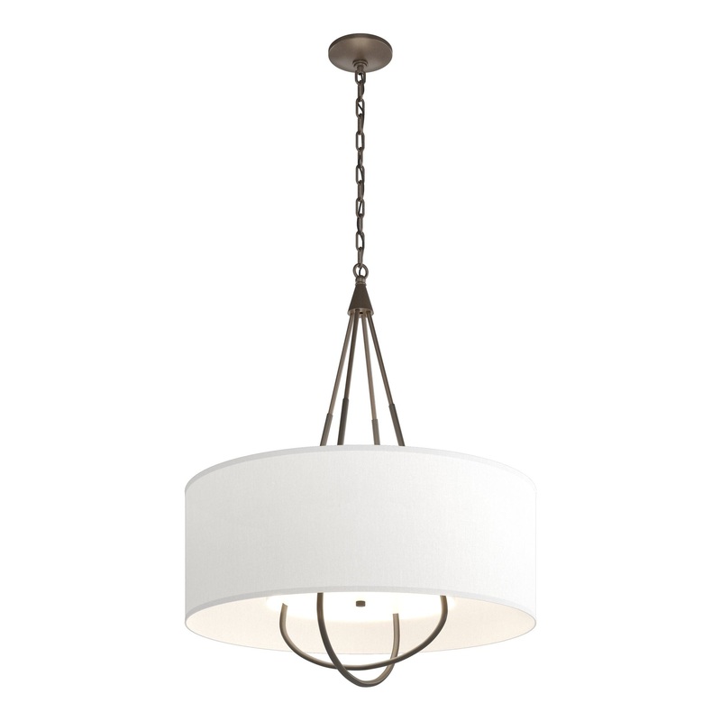 Loop Pendant Bronze Dark Smoke Natural Anna Shade (SF)