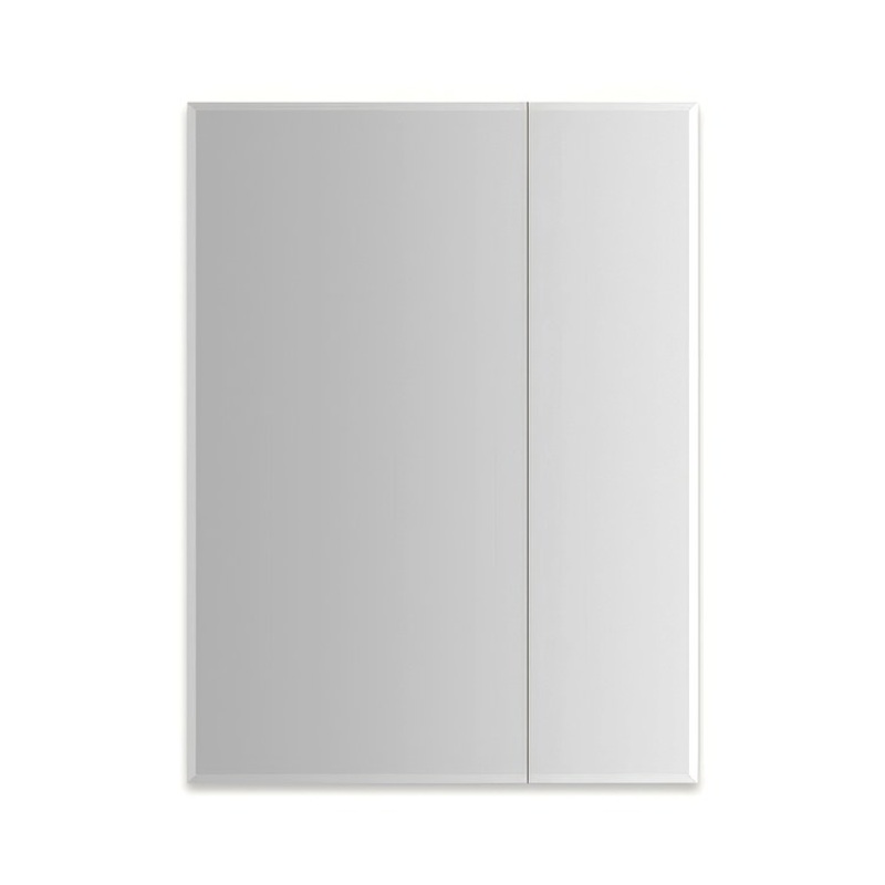 Medicine Cabinet M Series Reserve 30 x 40 x 6 Inch 2 Doors Mirrored Slow Closing Left Beveled Edge/Electric/Interior Light