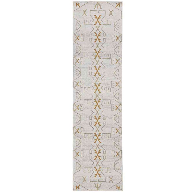 Paradise Runner Cala Gold by Rug Culture – 500X80CM – RUNNER