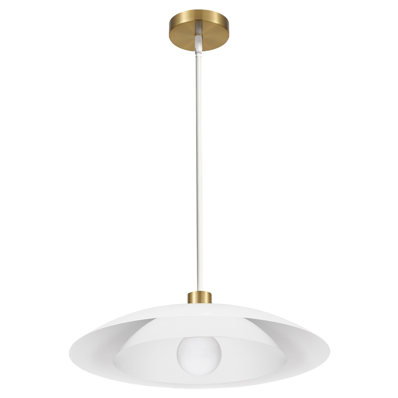 Pima 1-Light Pendant Matte White