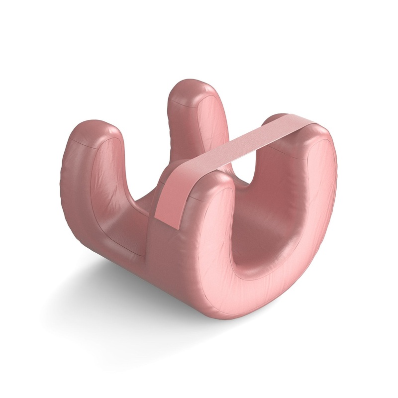 Pink Beauty Sleep Pillow – Contoured Memory Foam Pillow for Face & Neck Support