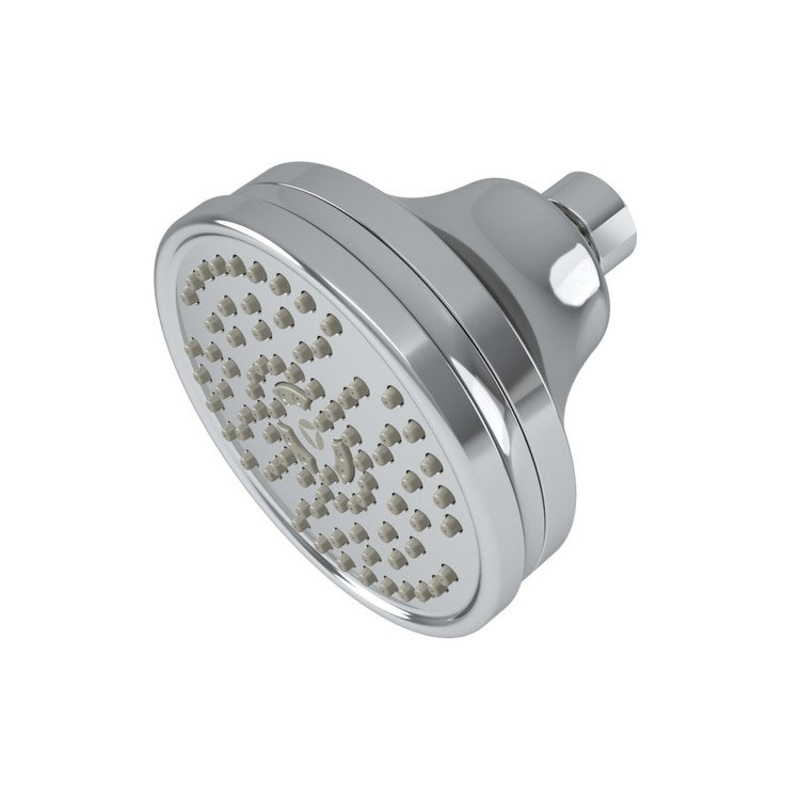 Showerhead HydroMersion Technology 7 Functions Polished Chrome 4 Inch 2.0 Gallons per Minute Round