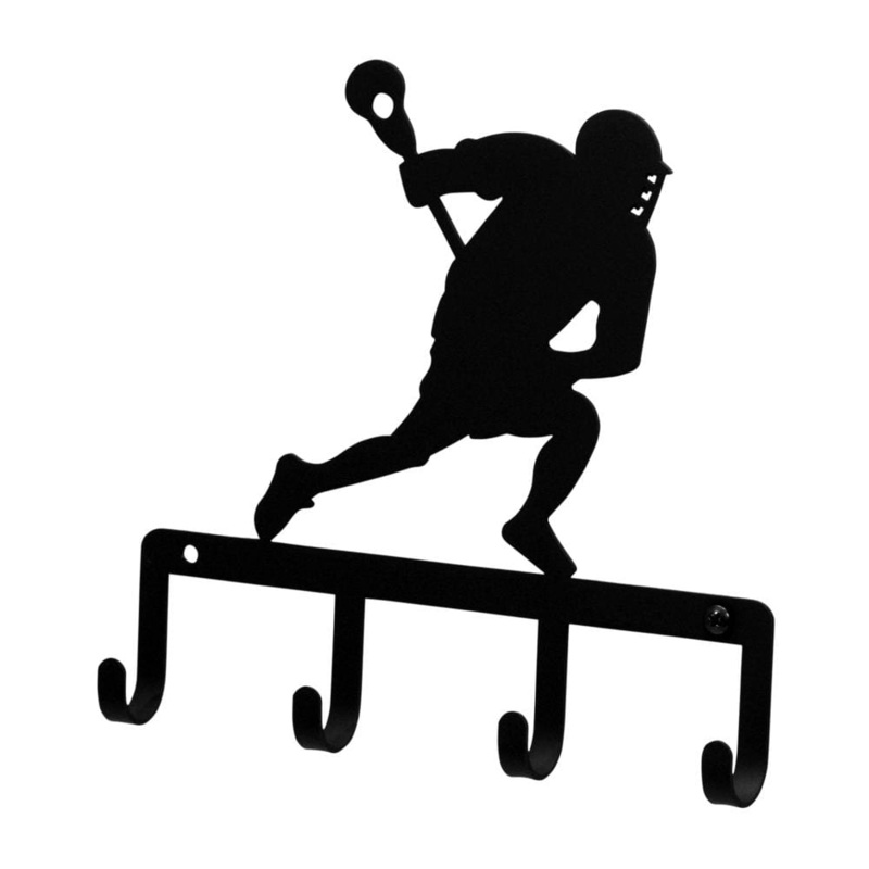 Village Wrought Iron KH-192 Lacross Player Key Holder