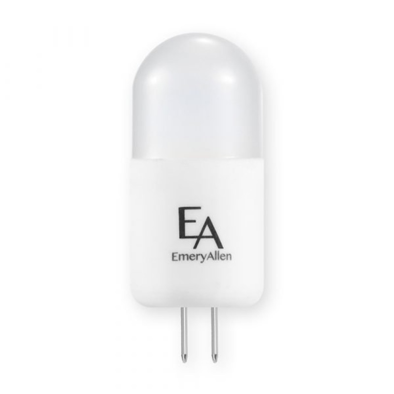 4 Watt 300  Lumens, G4 Bi Pin base, 12 Volt Light Bulb by Emery Allen