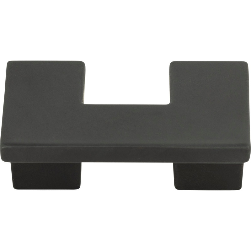 Atlas Homewares U Turn Knob 1 1/4 Inch (c-c) Modern Bronze