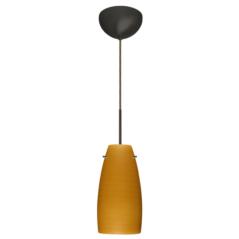 Besa 1JC-1512OK-BR Tao One Light Pendant Bronze