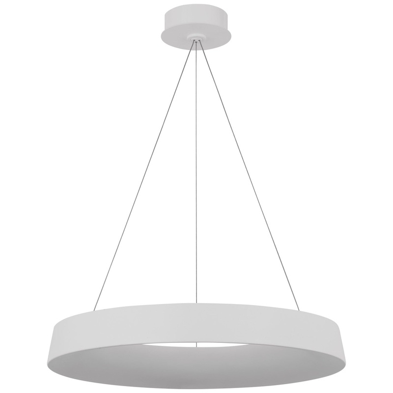 LED Chandelier from the Neptune Collection in Matte White Finish by Visual Comfort Signature