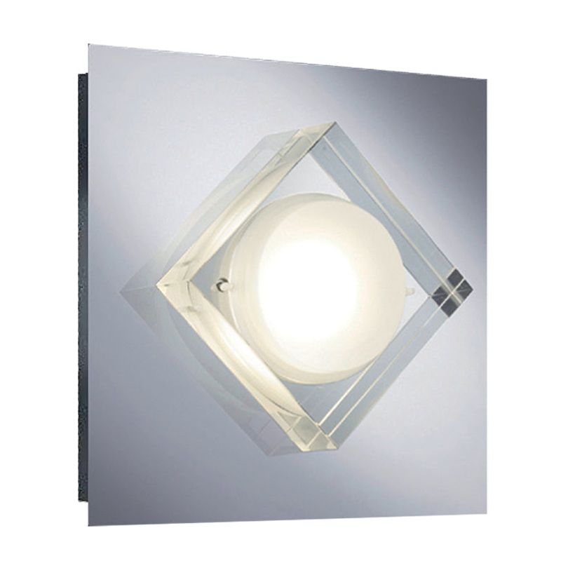 LED Wall Sconce from the Brooklyn Collection in Chrome Finish by Arnsberg