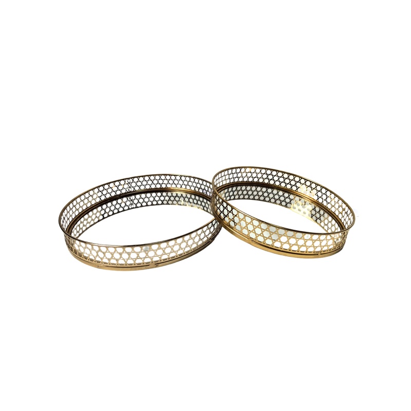 Nina Tray – Round – Small – Gold