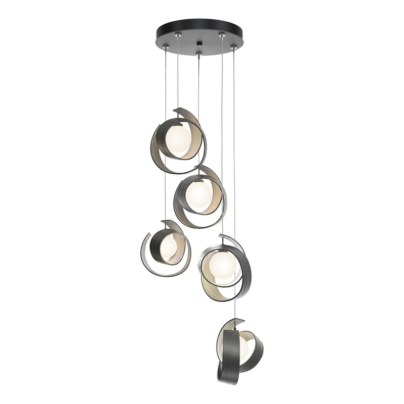 Riza 5-Light Pendant Natural Iron