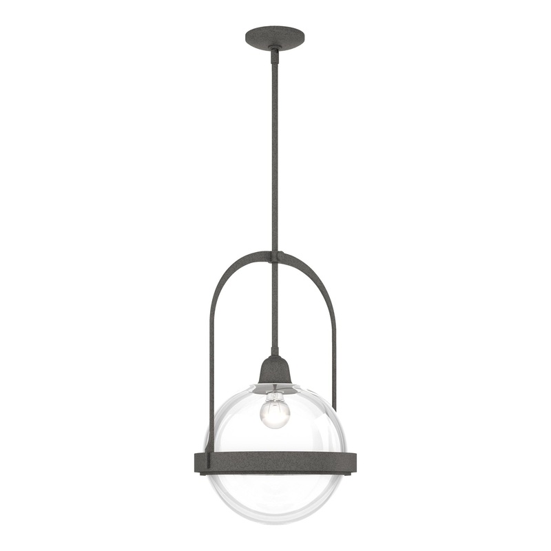 Atlas Pendant Natural Iron Clear Glass (ZM)