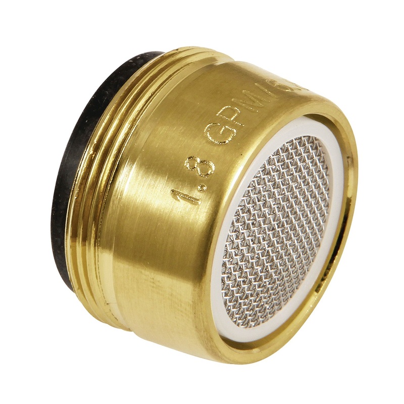 Cal Green Z18KBSA957SB 1.8 GPM Male Aerator, Brushed Brass