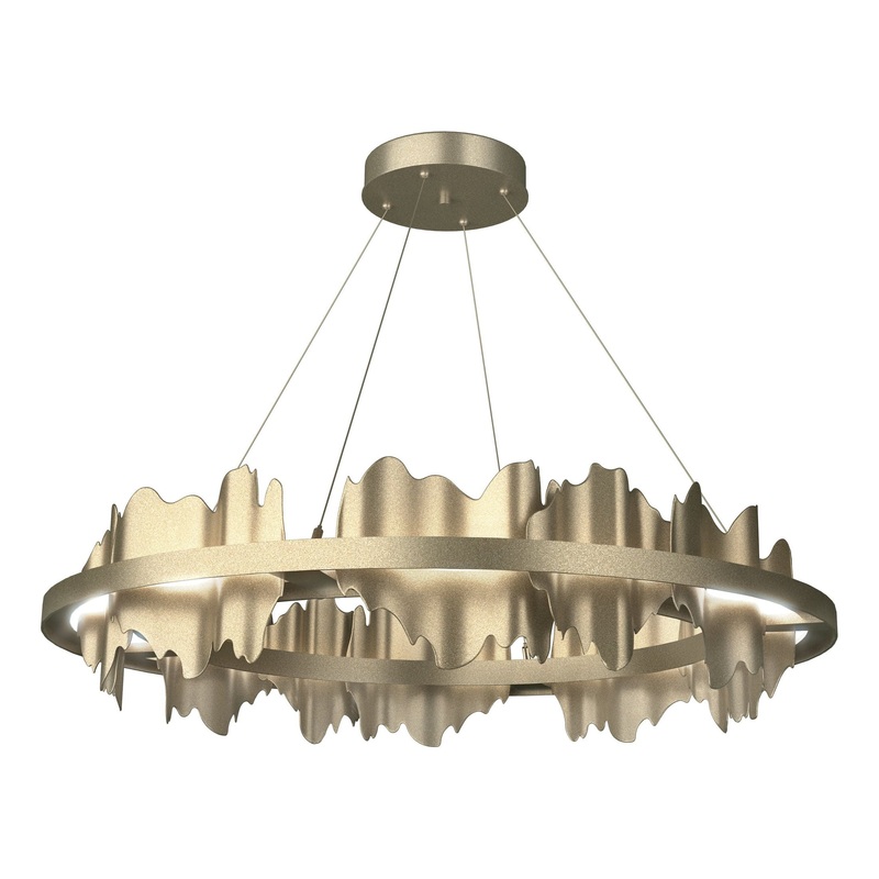 Hildene Circular LED Pendant Soft Gold Soft Gold