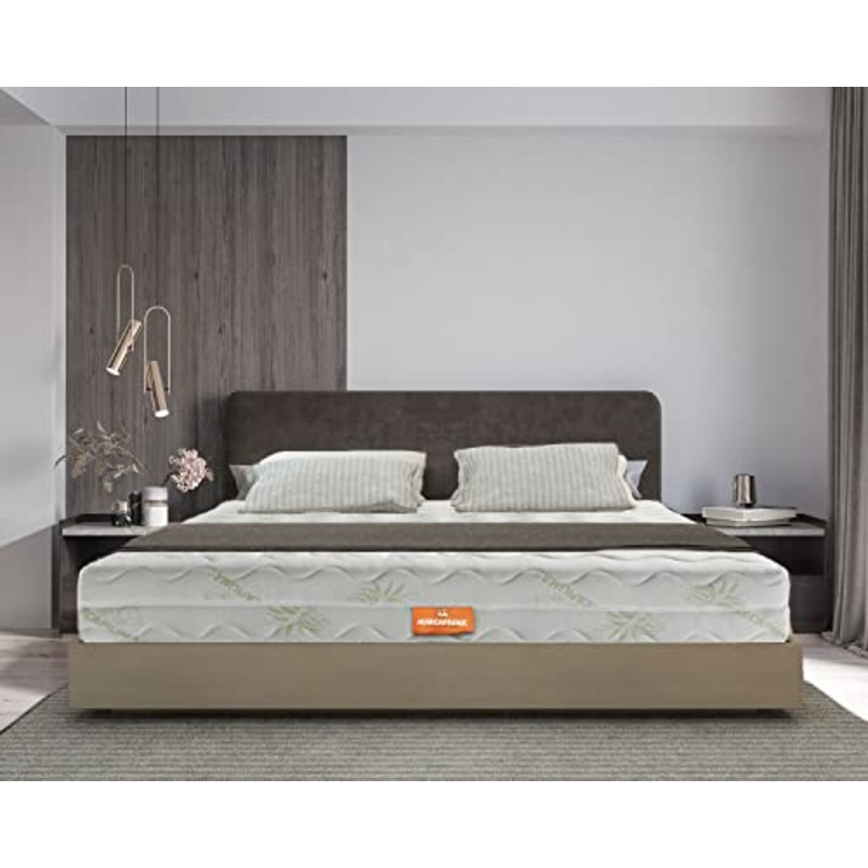 Marcapiuma – Materasso Singolo Memory 90×200 alto 22 cm – RAINBOW – Grado Rigidit H2 Medio Dispositivo Medico effetto massaggio Relax Rivestimento Sfoderabile Aloe Vera Antiacaro Made in Italy
