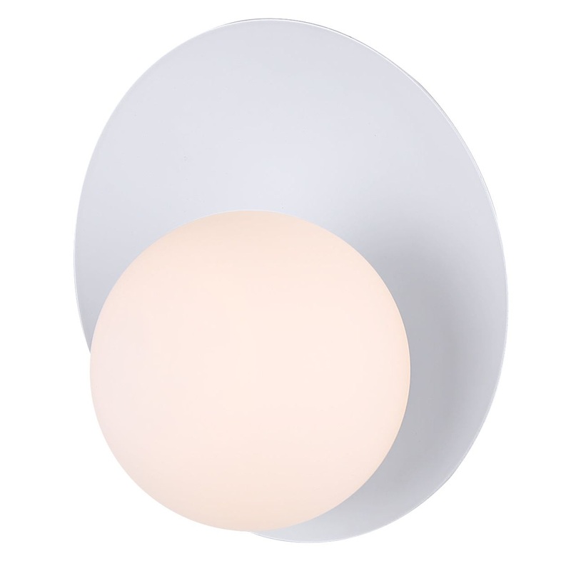 Mesa 1-Light Sconce White