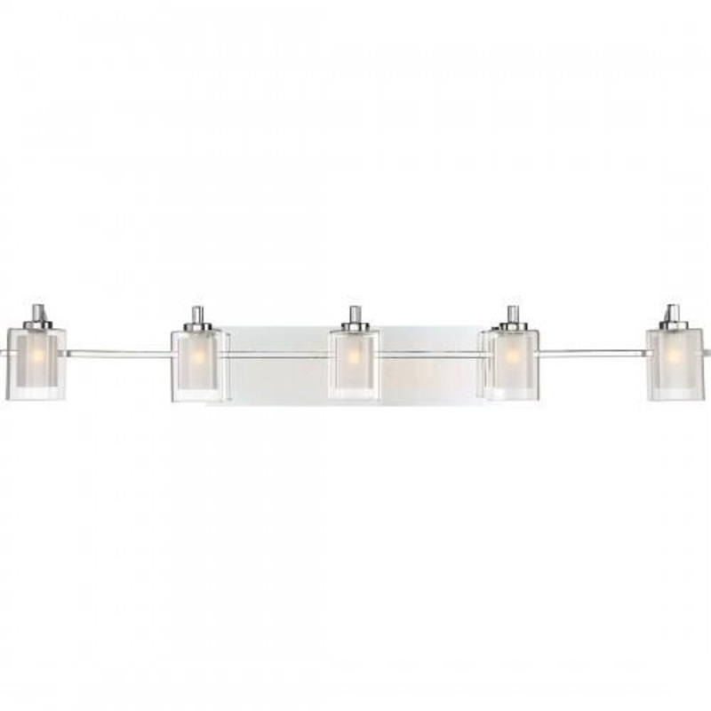 Quoizel KLT8605CLED Kolt Led bath  fixture 5 light plsh chrm Bath Light