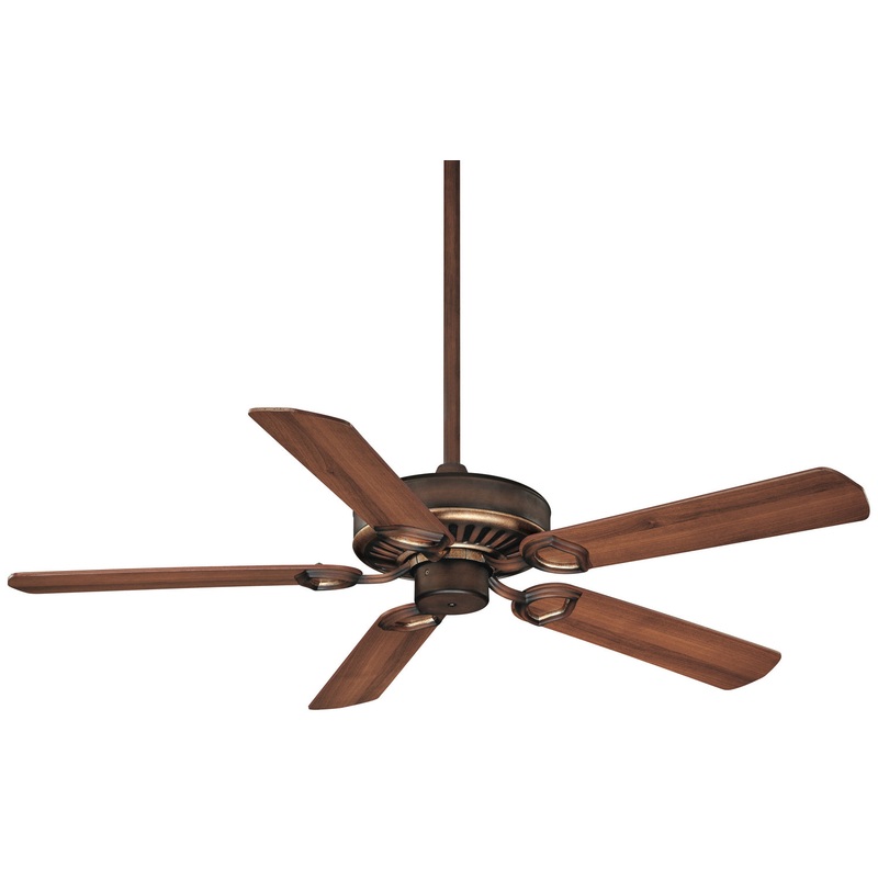 54″ 5-blade Ultra-Max 54″ Ceiling Fan by Minka Aire (Dry Rated) Belcaro Walnut/Dark Walnut