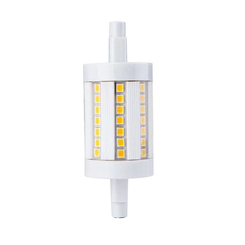 6 Watt R7S LED, 675  Lumens, Double Ended base, 120 Volt Light Bulb by Emery Allen
