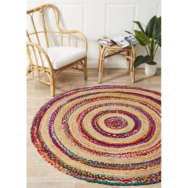 Atrium Target Multi By Rug Culture – 120X120CM ROUND