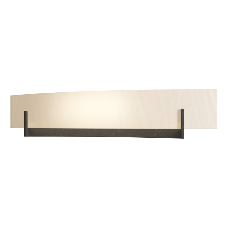 Axis Large Sconce Dark Smoke White Art Glass (BB)