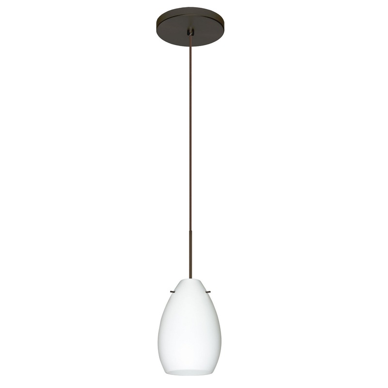 Besa 1XT-171307-LED-BR Pera One Light Pendant Bronze