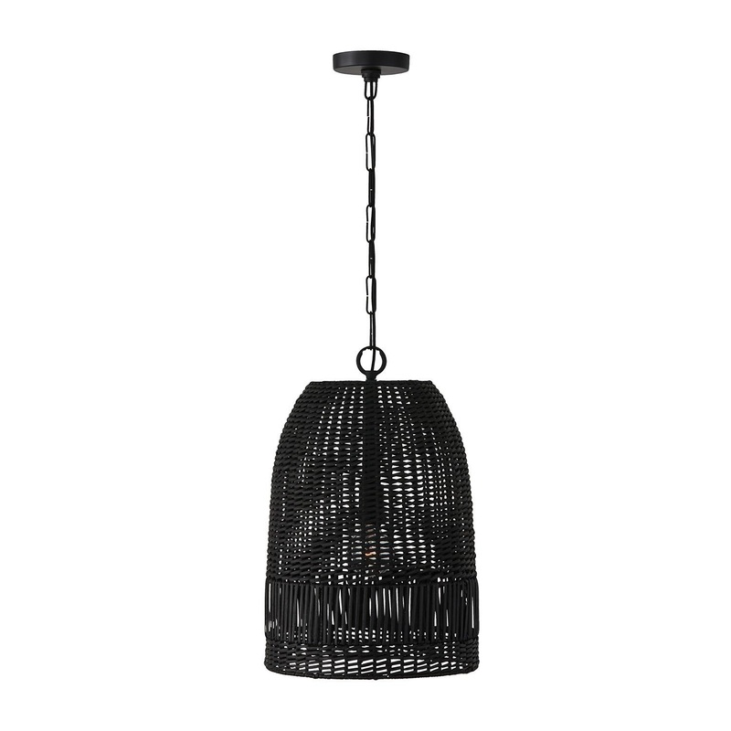 Capital Lighting 347512MB Naomi 1 Light Pendant Matte Black