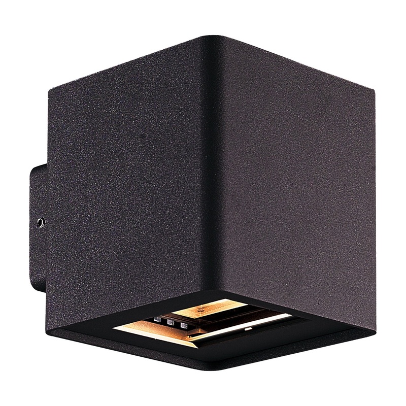 Crest Outdoor LED Wall Mount Black