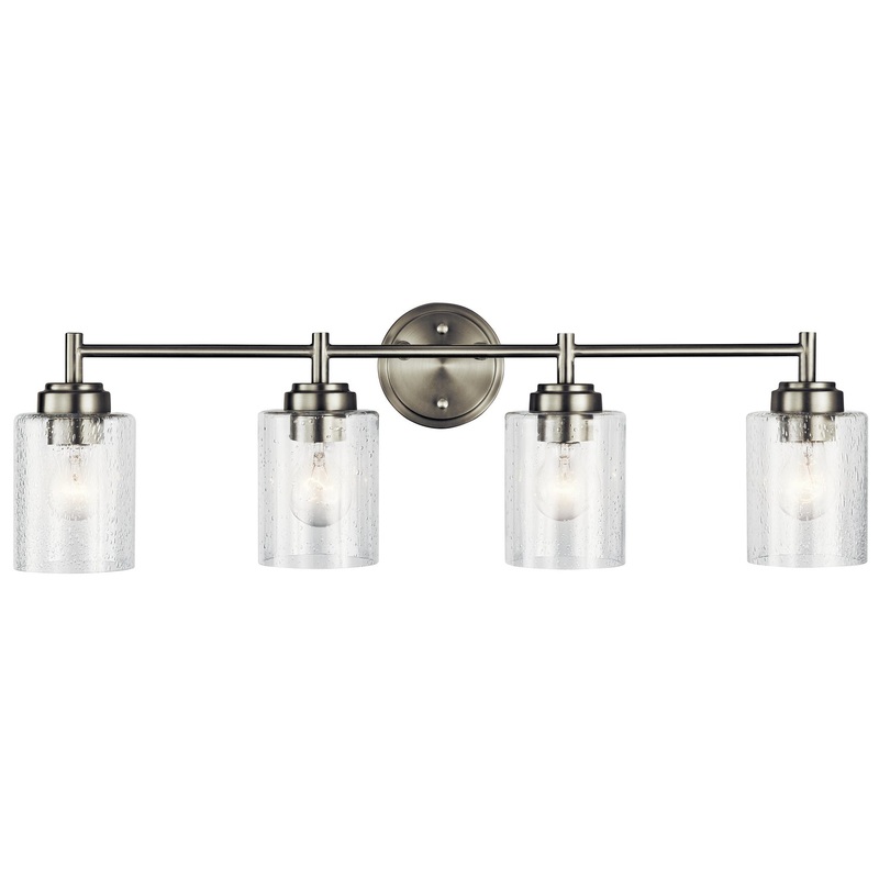 Kichler 45887NI Four Light Bath, Brushed Nickel