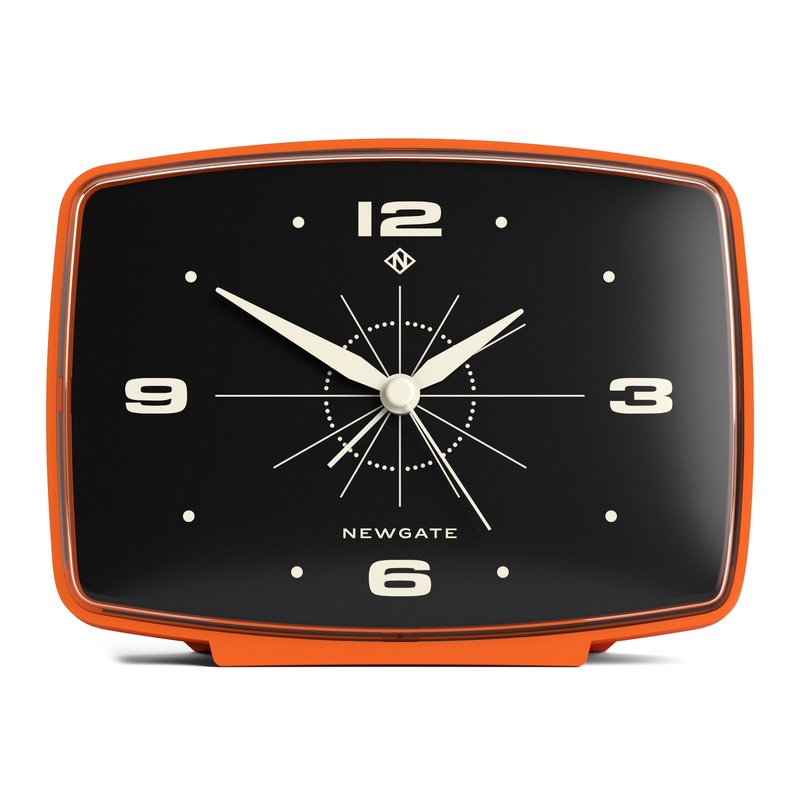Newgate Brooklyn Alarm Clock – Orange