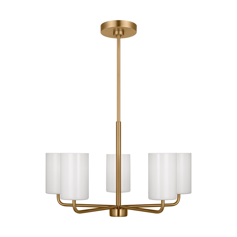 Rhett Medium Chandelier Satin Bronze LED Bulb(s) Included