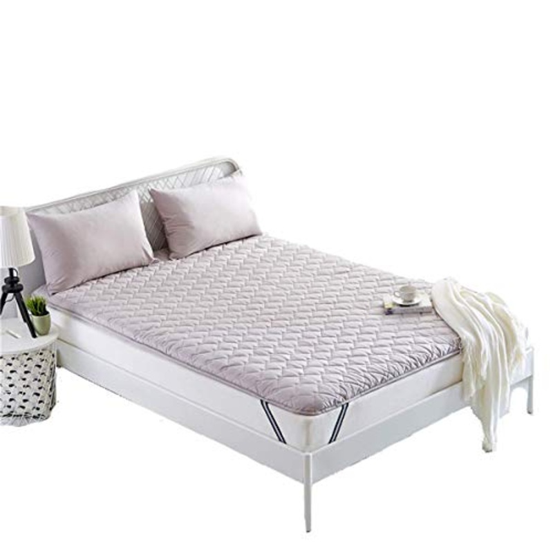Z&HA Spesso Premium Materasso Pad, futon Giapponese Tatami Sleeping Trapuntato Equipaggiata Materasso da dormitorio casa,Grigio,150 x 200 cm