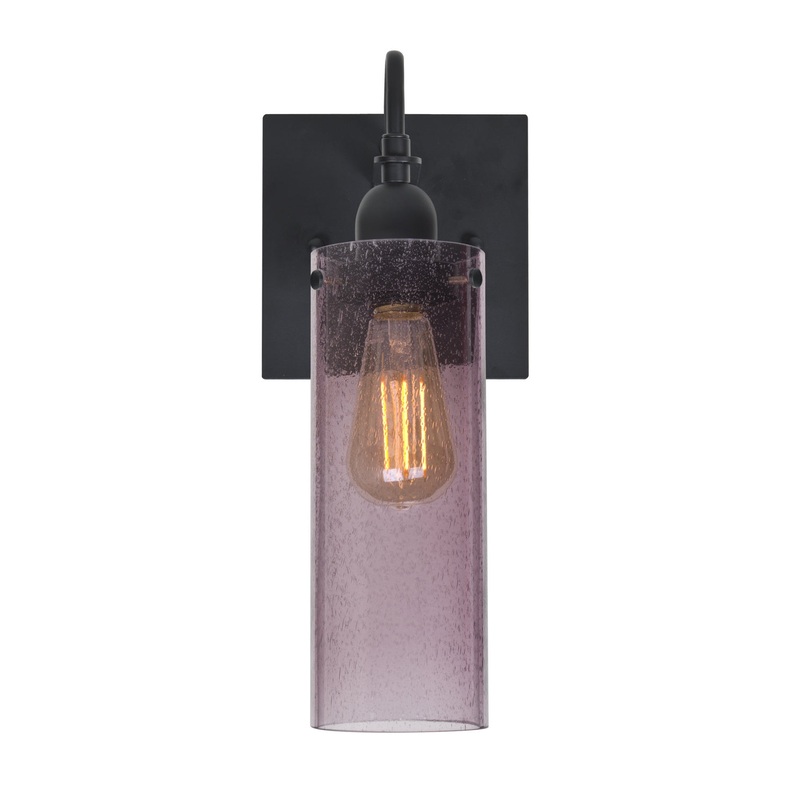 Besa 1WG-JUNI10PL-EDIL-BK Juni One Light Wall Sconce Black