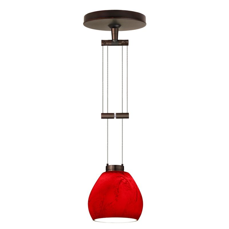 Besa 1XA-5605MA-BR Tay Tay One Light Pendant Bronze