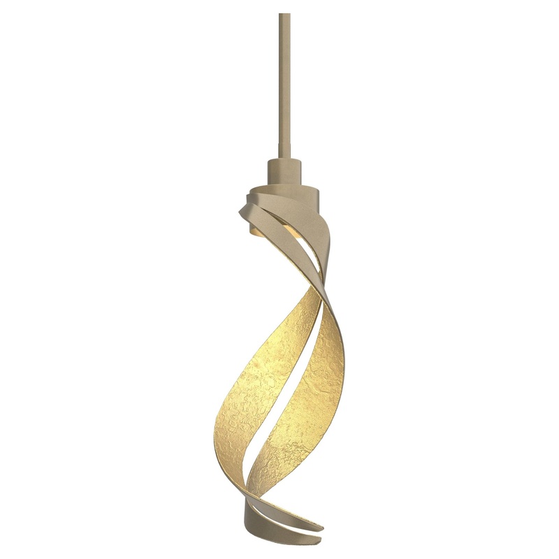 Folio Mini Pendant Soft Gold