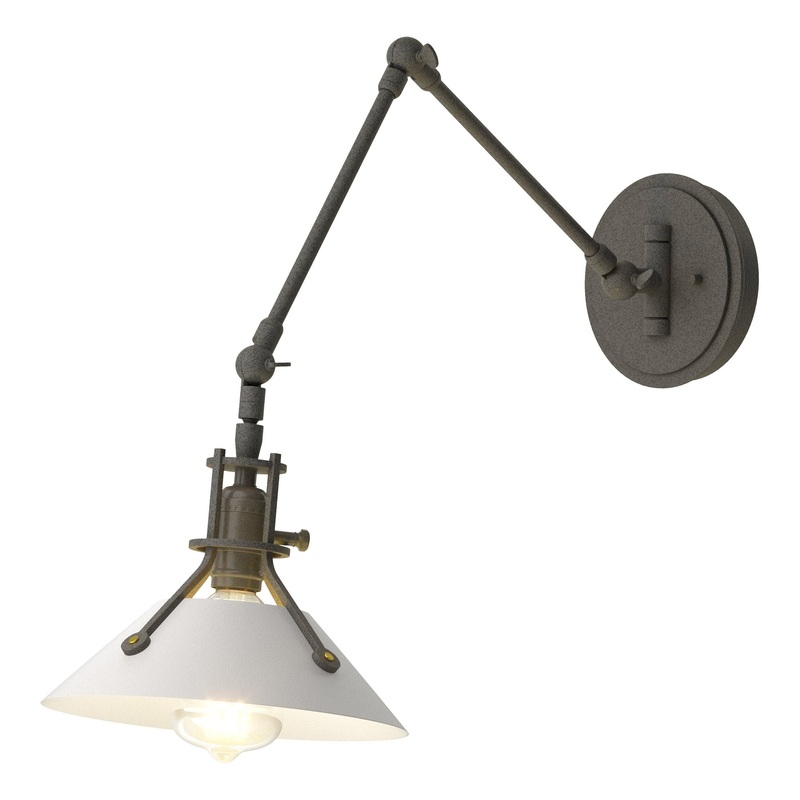 Henry Sconce Natural Iron White