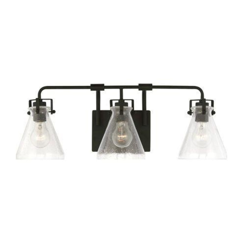 Jaden Three Light Wall / Bath Midnight Black