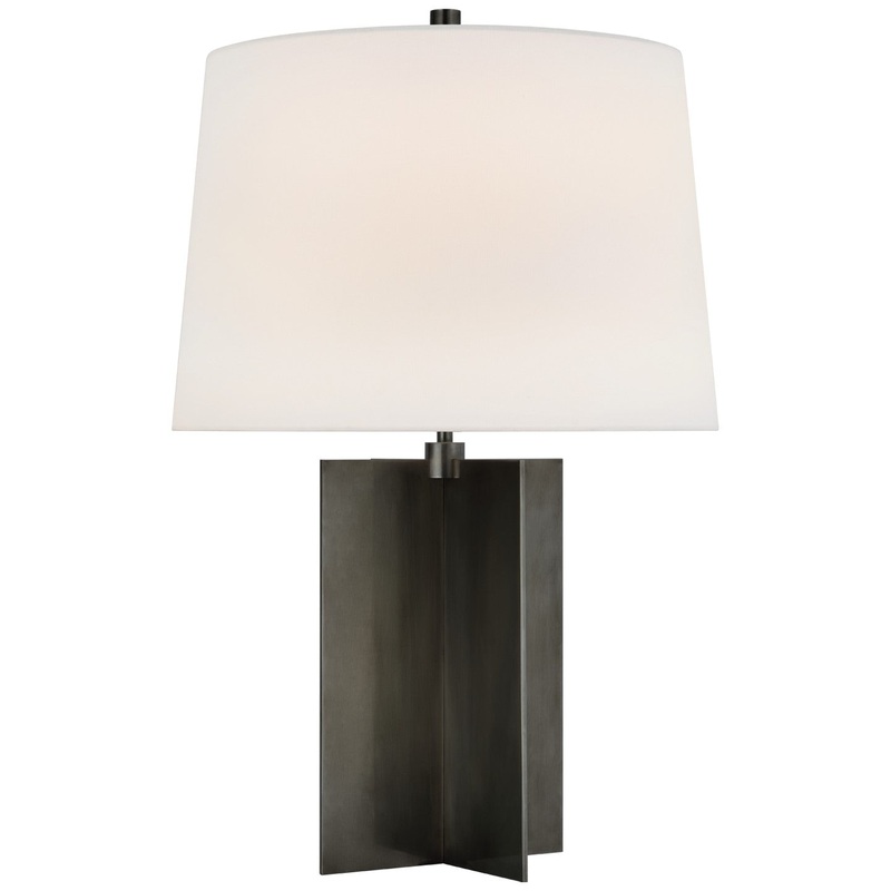 LED Table Lamp from the Costes Collection in Bronze Finish by Visual Comfort Signature