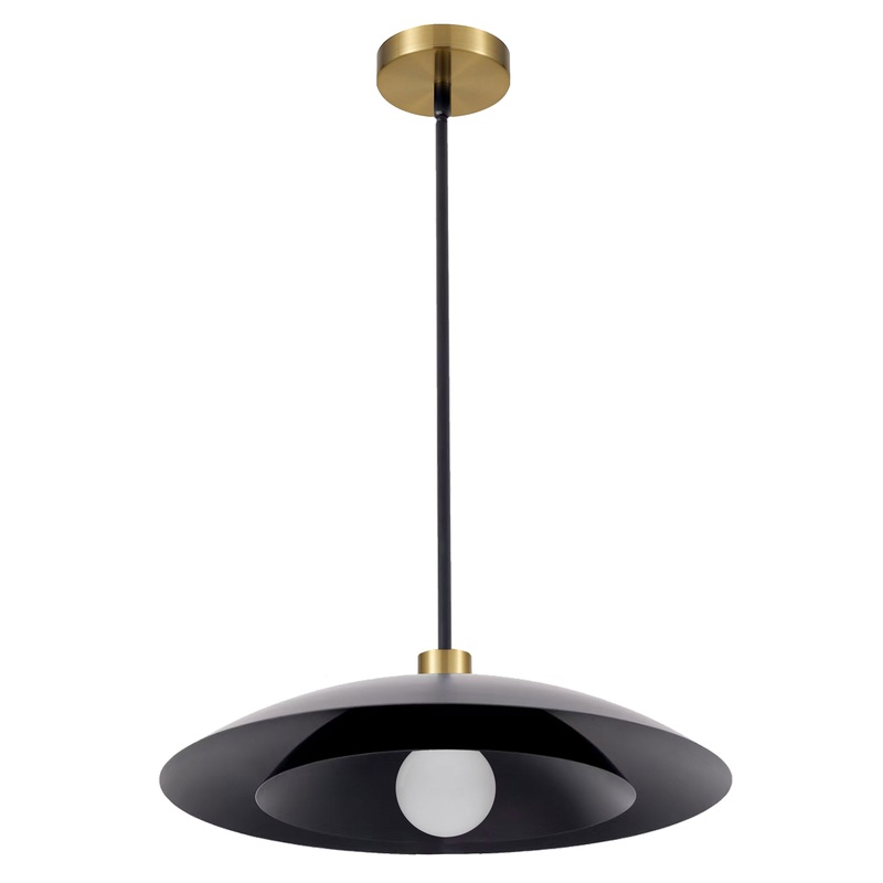 Pima 1-Light Pendant Matte Black