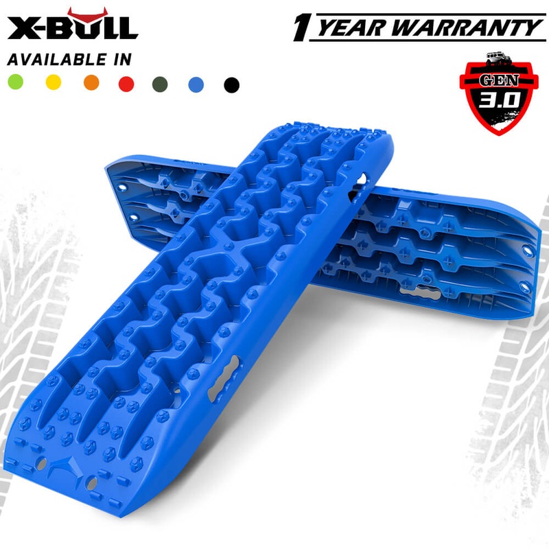X-BULL Recovery tracks Mud Snow / Sand tracks / Grass 4X4 Caravan 2pcs 4WD Gen 3.0 – Blue