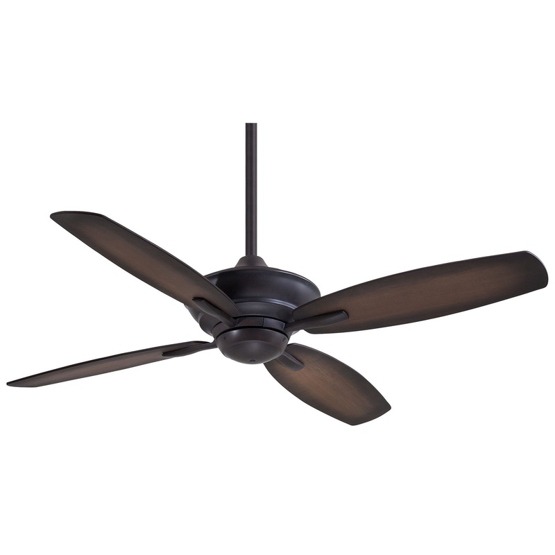 52″ 4-blade New Era 52″ Ceiling Fan by Minka Aire (Dry Rated) Kocoa/Dark Maple/Medium Maple Toned